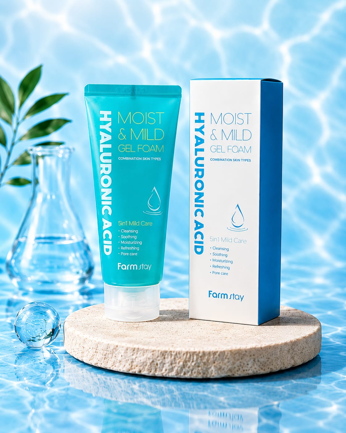HYALURONIC ACID MOIST & MILD GEL FOAM 200ml