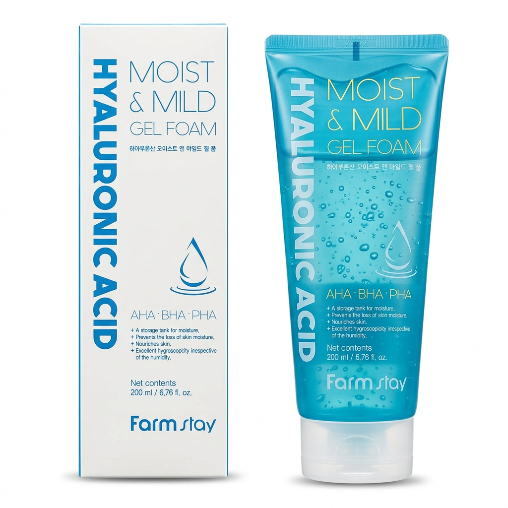 HYALURONIC ACID MOIST & MILD GEL FOAM 200ml